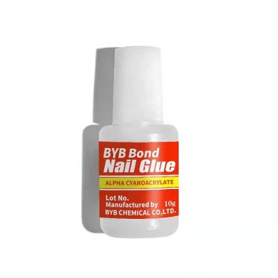 China For Manicure Decoration Manufacturer Wholesale 10g Nail Glue With Brush On Finger Nail Glue For Nail Polish Salon for sale