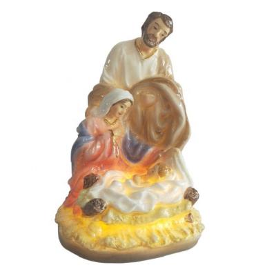 China FREE SAMPLE Europe Style Family Figurine Catholic Holy Statue European Christmas Religious Home Decoration Gift for sale