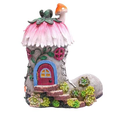 China Europe Wholesale Custom Design Miniature Fairy Garden Fairy Outdoor Truss Figurines Solar Fairy Lights Home Statues for sale