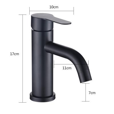 China Good Black Hot Cold Thermostatic Faucets Price Rust Proof Metal Stainless Steel Water Faucet Mixer Bathroom Sink Faucets for sale