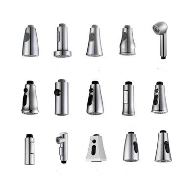 China Modern Pull Out Faucet Replacement Spout Mode ABS Kitchen Faucet Sprayer Spout Adapter Multi Spray Head for sale