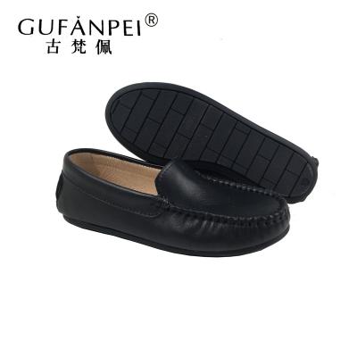 China 2021 Newest Deodorization Children's Shoes Kids Moccasin Boy Genuine Leather Formal Loafer Kids Black School Shoes for sale