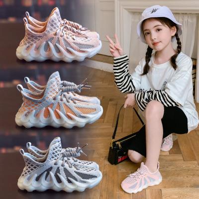 China Deodorization 2021 new children's sports shoes running soft bottom children's shoes comfortable and breathable non-slip sports shoes for sale