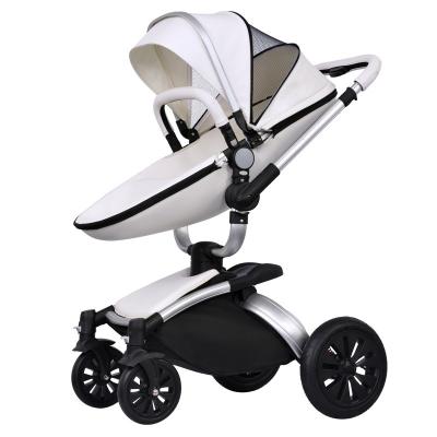 China Baby Walker Professional High Easy Folding Portable Landscape 3 in 1 Baby Stroller with Leather Material and EEG Design for sale