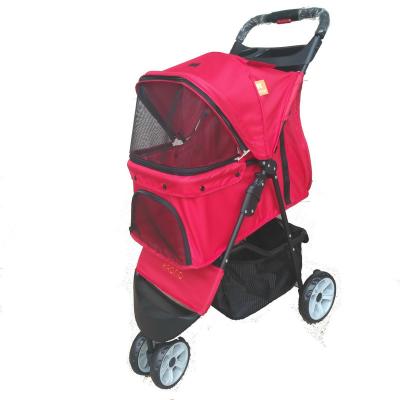 China Sustainable High Quality Pet Stroller For Dogs And Cats Lightweight Compact And Portable With Durable Wheels for sale