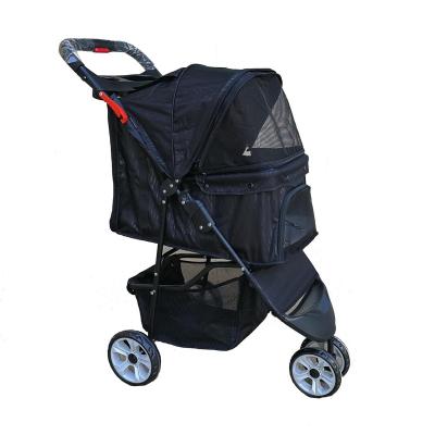 China Sustainable Pet Travel Stroller Luxury 3-Wheel Pet Strollers for Small and Medium Cats, Dogs, Puppy for sale