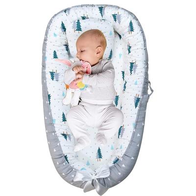 China New Design Breathable Baby Sofa Mini Baby Nest Bed Set Newborn Super Soft 100% Cotton for sale