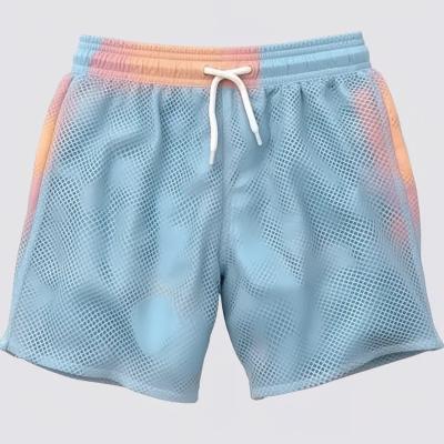 China Anti-Wrinkle Swimwear Men's Swim Shorts Sexy Custom Panel Beach Trunks Swimming Trunks Swimsuit Short Pants for sale