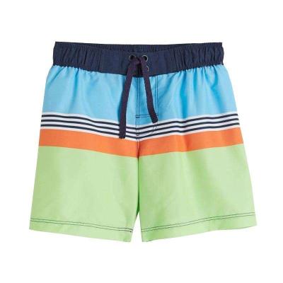 China Anti-Wrinkle Man Swimwear Swim Shorts Beach Quick Dry Board Shorts Stripe Swim Trunk Men's Printing Running Sports Surfing Shorts for sale