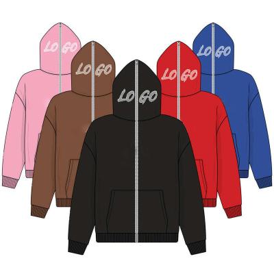 China New Design Anti-Wrinkle Face Full Zip Logo Pullover Hip Hop Men Zipper Hoodies Men's Hoodies Sweatshirt Custom Men's Hoodies for sale