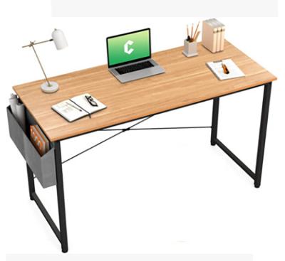 China Cheap Foldable Wooden Home Office For Computer Survey China Two Computer Convenient Desk With Iron Frame Top High End Modern Furniture Or for sale