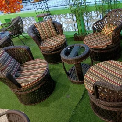 China Hot Selling Modern Outdoor Furniture Factory Delivery Seating Model In UK Market 4 Seater Rattan Garden / Patio Sofa Set for sale