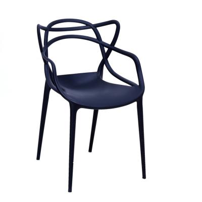 China New factory direct wholesale hot sale pp cooling plastic modern plastic stacking chair dining chair for sale