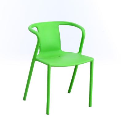 China Other Plastic For White Yellow Stackable Ergonomic Chairs Hebei Party Contemporary Plastic Dining Chair With Arm for sale