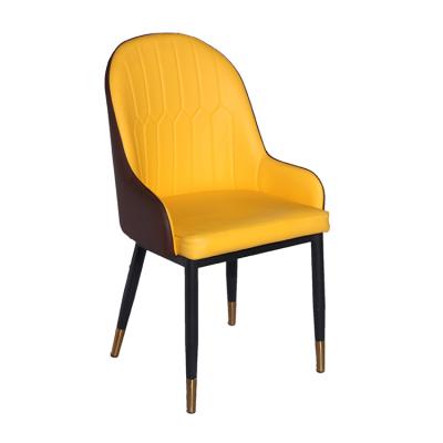 China Modern Nordic Yellow 8 Dining Chairs 4 Red Room Chair Modern Dining Home Luxury New for sale