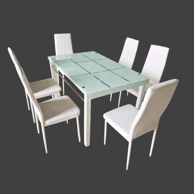 China Modern hotel table and chair set hideaway dining table and chair top-quality cheaper dining table living room furniture for sale