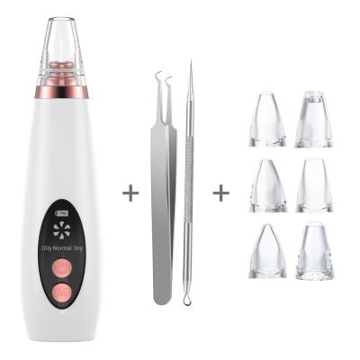 China Acne Treatment Comedone Extractor Tool Kit Electric Facial Cleaner Nose Plumb Suction Blackhead Remover Vacuum for sale