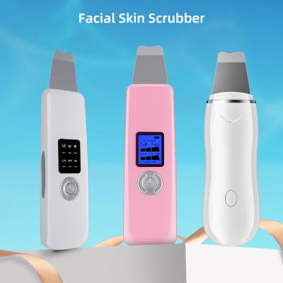 China Blackhead Remover DEEP CLEANSING Nose Cleansing Ultrasonic Skin Scrubber Deep Cleansing Device for sale