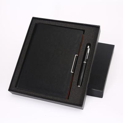 China Promotion/Best School/Office Organizer Agenda Planner Notebook 2019,Leather Notebook with Attached Pen for sale