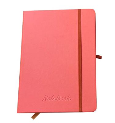 China School Supplies Leather Notebook Gift A5 PU Diary Hard Cover Notebook With Pen Holder for sale