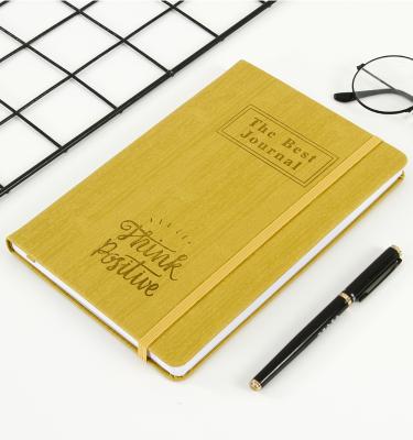 China Low MOQ Logo Classic A5 Dotted Journal Notebook by Custom Hardcover Book Cover with Elastic and Inside Pocket for sale