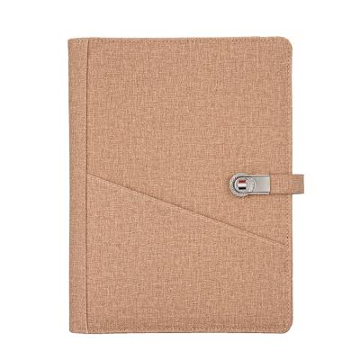 China Promotion/Binder 2022 Wholesale Luxury School/Office Notebook Supplier Power Bank Notebooks Loose Leaf Binder for sale