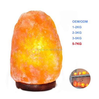 China Europe 5-7kg Himalayan Salt Lamps / Big Natural Rose Salt Lamp In House Decoration for sale