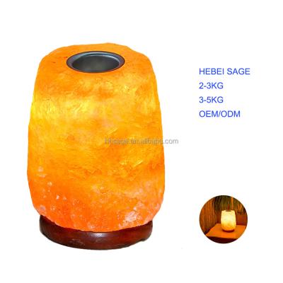 China Europe Natural Himalayan Aromatherapy Salt Lamp With Diffuser for sale