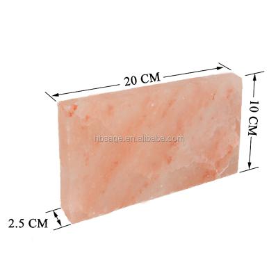 China Factory Direct Sale Himalayan Thin Salt Cooking Block Bricks In Party BBQ for sale