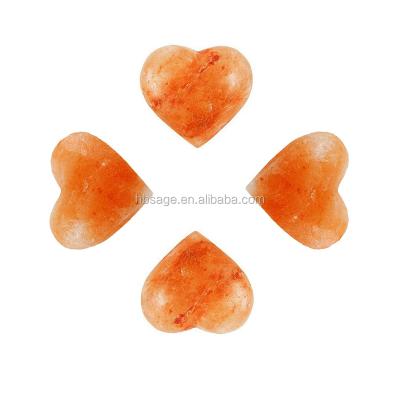 China China Rose Mini Himalayan Heart Salt For Lamp Accessories / Salt Soap for sale