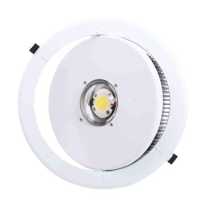 China HOTEL/Office 36w Recessed 180mm Cutout Led Heatsink Trimless 4000lm 2200k Dimmable Concrete Light Downlight for sale