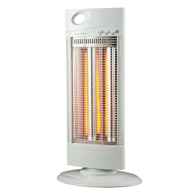 China Bathroom Electric Carbon Fiber Infrared Space Heater With Oscillating Function And Tip Above Switch for sale