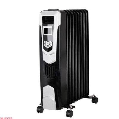 China Portable Bathroom Homeuse Electric Oil Heater Heater With Turbo Fan for sale