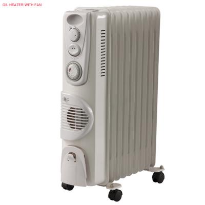 China Electric Oil Filled Bathroom Radiator Heater With Fan for sale