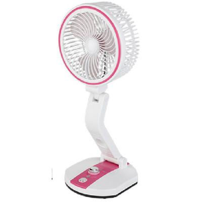 China Portable Clock Mini Usb Mini USB LED Light Flexible LED Display Fan for sale