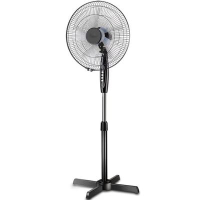 China Hotel New Product Factory Supply Powerful Strong Wind DC Stand Fan With Led Solar Fan From China for sale