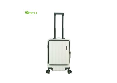 China ABS+PC Hard Trolley Case with a Front Pocket and 8 Wheels Spinner Wheels for sale