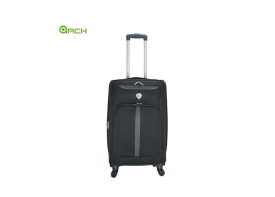 China Factory Price Spinner wheels suitcase Soft Sided Luggage with two front pockets for sale