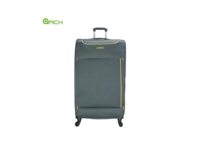 China Cheap Spinner wheels Travel Trolley Soft Sided Luggage with two front pockets for sale