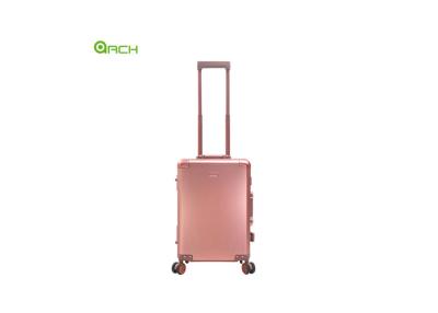 China OEM/ODM Aluminium suitcase Trolley Travel Hard Sided Luggage with Double Spinner Wheels for sale