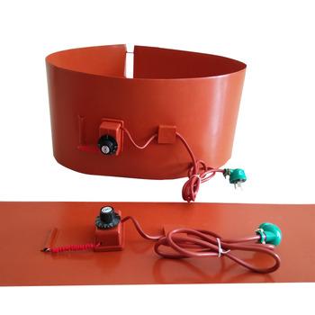 China 500W 120*860*1.5mm Belt Silicone Retail Heater Heater With Scale Thermostat For Oil Drum for sale