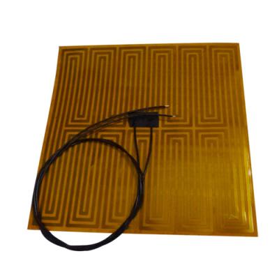 China Hotels 220V 12V Adhesive Polyimide Thin Film PI Heater Flexible Heating Pad for sale