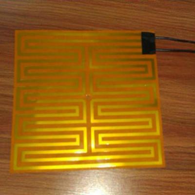 China Polyimide Heater For Project Oil Pan Kapton Polyimide Heater Thin Film PI Heater Flexible Pad Electric Heating Pad for sale