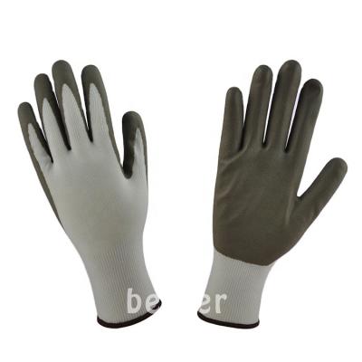 China Good Safety China Supplier Top Rank Work Foam Nitriles Dipped Gloves for sale