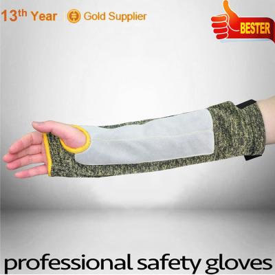 China With Cowsplit Palm Newest Supreme Quality Long Arm Leather Gloves Protection for sale