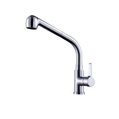 China Pull Out Spray Economical Spray Pull Out Kitchen Faucet Brushed Nickel Kitchen Faucet Faucet With Spray for sale