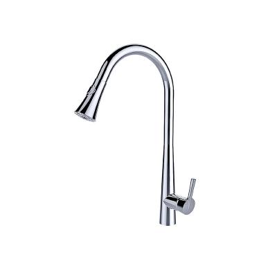 China Pull Out Spray Classic Tall Pull Out Kitchen Faucet Kitchen Accessories Pull Down Mixer Polished Chrome for sale