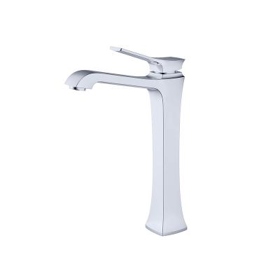 China Basin Faucets Water Mixer Tap Modern Large Sink Mixer Brass Metered Basin Faucet for Countertop for sale