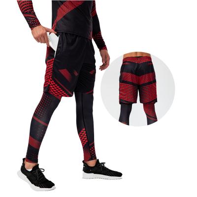 China Wholesale Viable Summer Basketball Camouflage Running Shorts With High Pockets Wicking Function Fitness Wear Men for sale