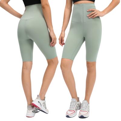 China Amazon High Waist Breathable Gym Wear Active Bike Shorts Women Fitness Wear Shorts Custom Made Sports Wear for sale